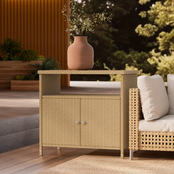2-Door Steel Buffet Storage Cabinet